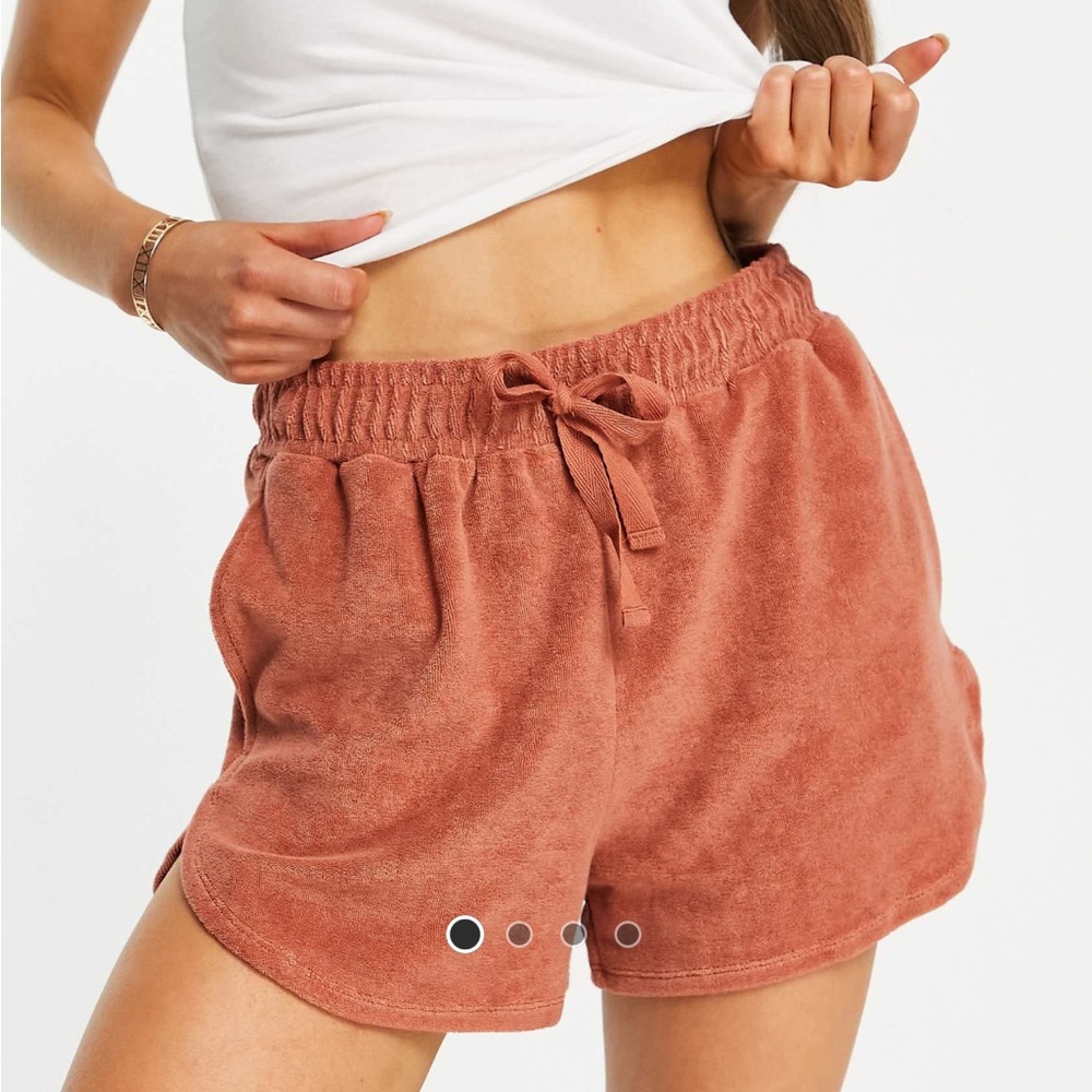 Mango Terry Shorts with Pockets